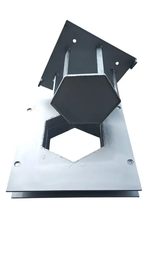 Pavimento sextavado de 30 cm   Máquina 4.3.2  Manual. Hidráulica. Pneumática COM FRIZO