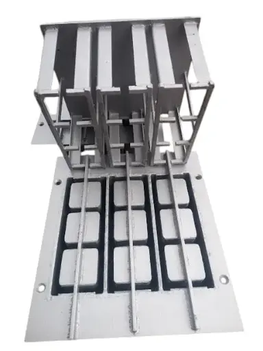 Forma para máquina de Bloco de 14x19x39 vedação   Máquina 4.3.2    Manual. Hidráulica. Pneumática