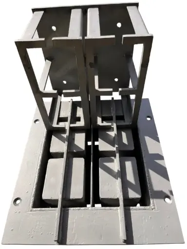 Forma para máquina de Bloco de 19x19x39  aparente  Máquina 4.3.2  Manual. Hidráulica. Pneumática